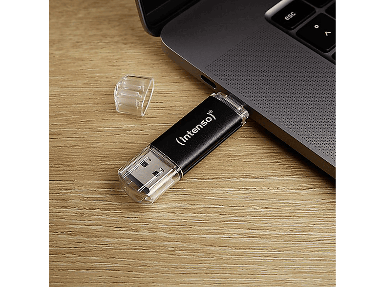 INTENSO Drive 3 USB-Stick, 32 GB, 70 MB/s, Anthrazit