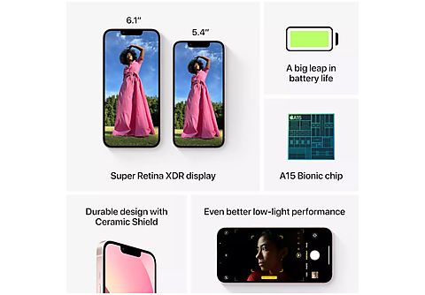 APPLE iPhone 13 5G 128 GB Pink (MLPH3ZD/A)