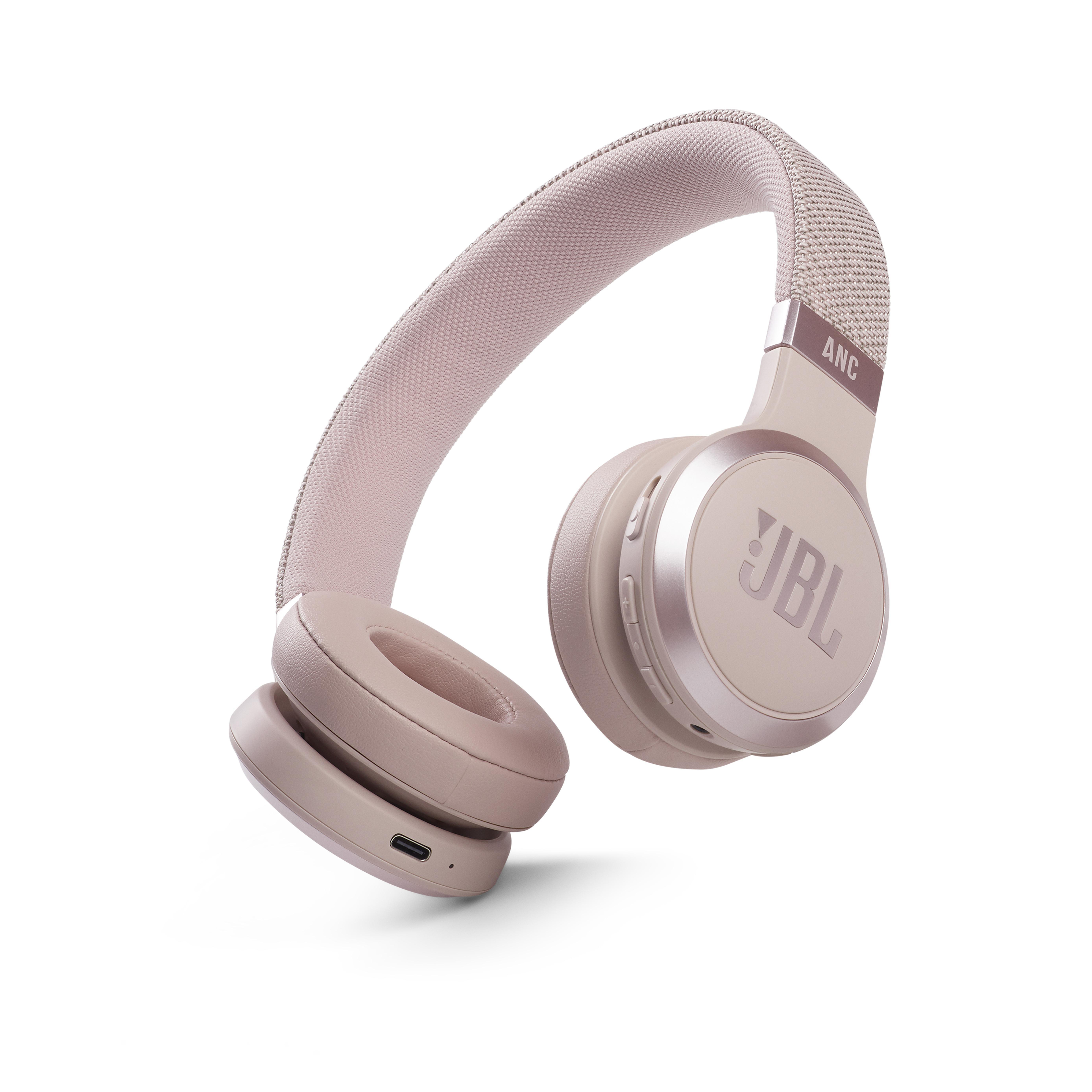 JBL Live 460NC, On-ear Kabelloser On-Ear-NC-Kopfhörer Bluetooth Rosa