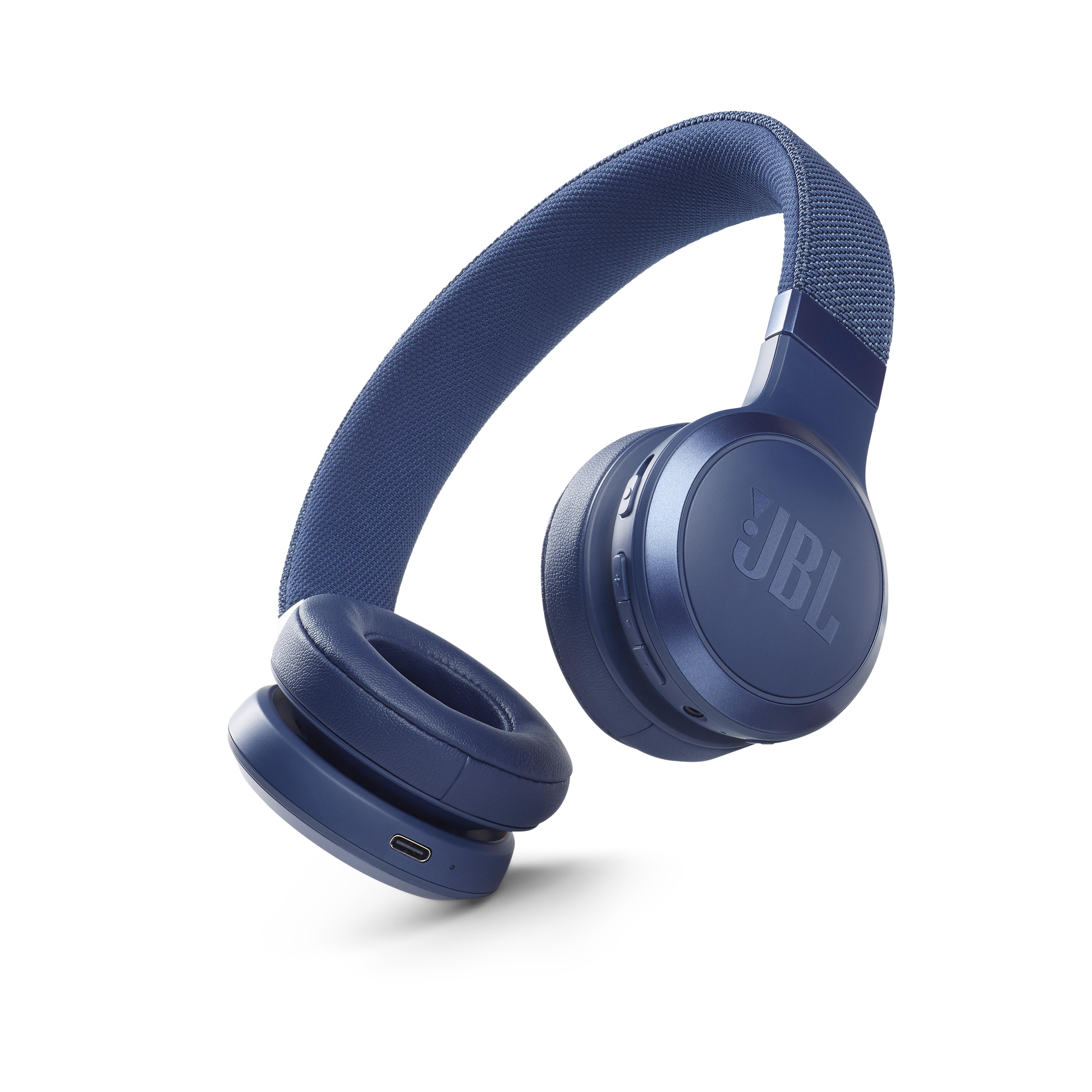 JBL Live 460NC, On-ear Kabelloser On-Ear-NC-Kopfhörer Bluetooth Blau