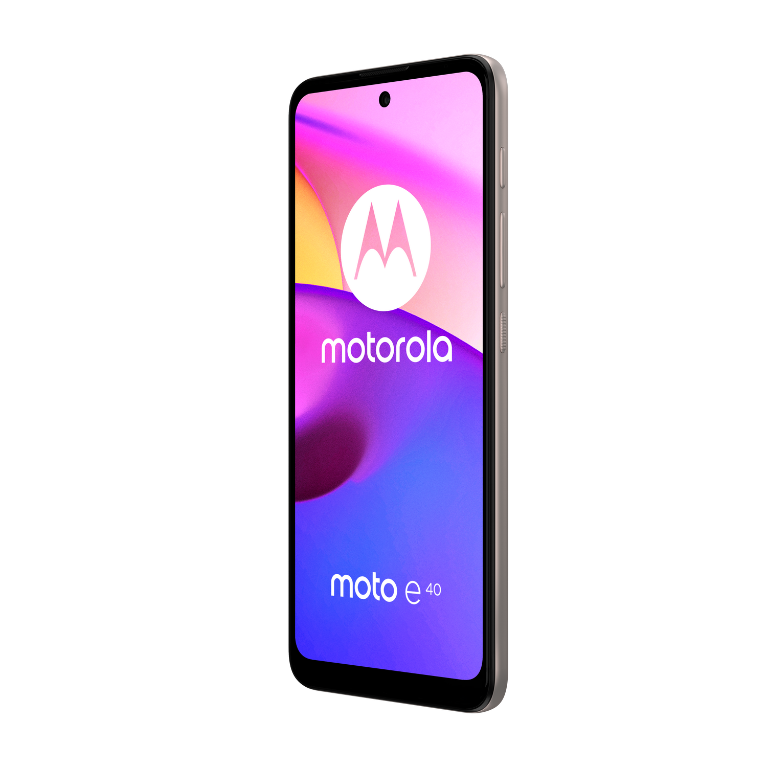 motorola E40, Rosa Arcilla, 64 GB, 4 GB RAM, 6.5" HD+, Unisoc T700, 5000 mAh, Android