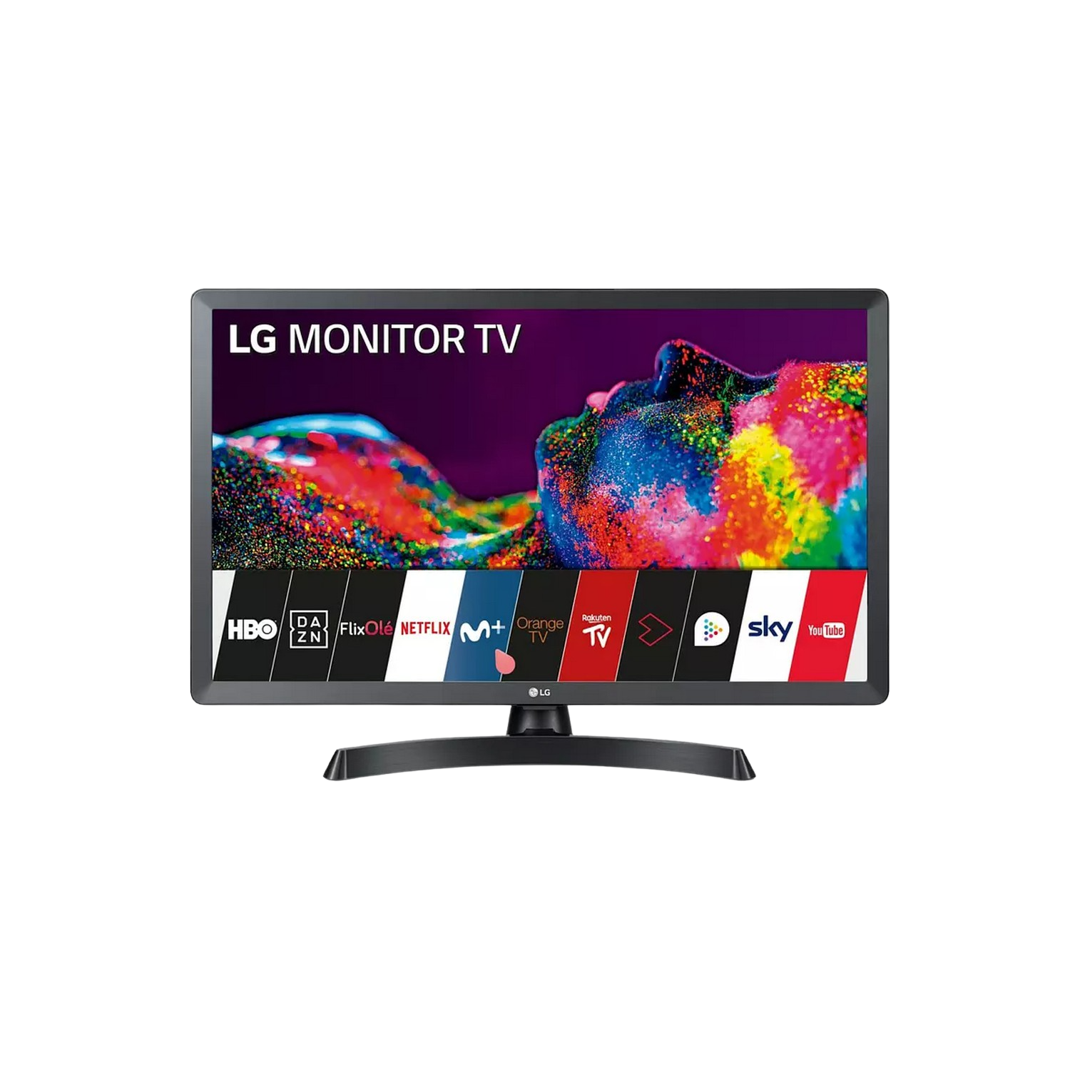LG 28TN515S-PZ - Monitor Smart TV de 70 cm (28) con Pantalla LED HD (1366  x 768, 16:9, DVB-T2/C/S2, WiFi, 5 ms, 250 CD/m2, 5 M:1, Miracast, 10 W, 1 x  HDMI