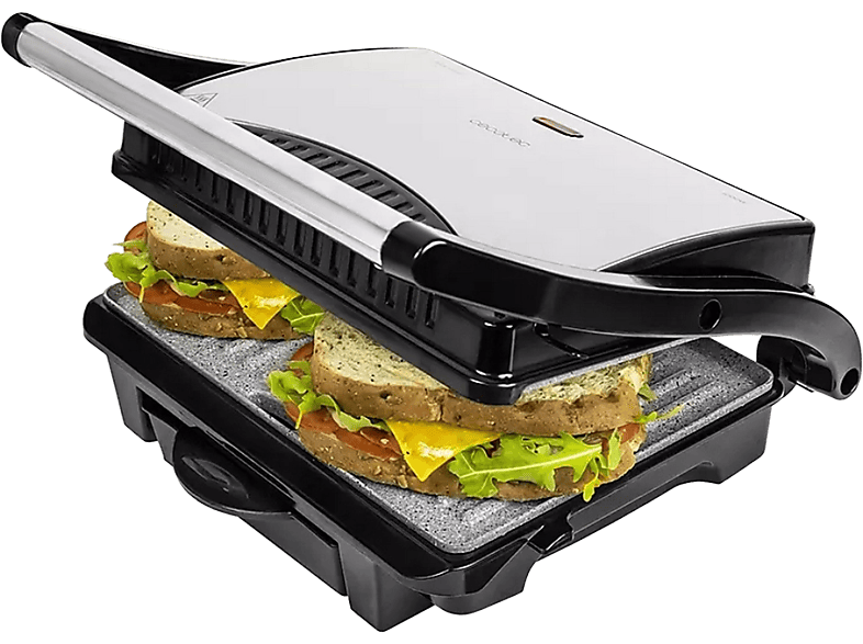 Grill  Cecotec RocknGrill, Potencia 1000W, superfície Antiadherente