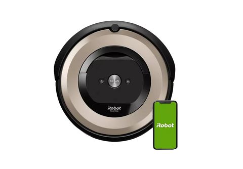 Robot aspirador  iRobot Roomba Combo i8, Robot aspirador y friegasuelos 2  en 1, 750W, 389 ml, 75 min, Negro