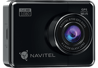 NAVITEL R700 DUAL menetrögzítő kamera, 170° látószög, GPS, NightVision, SD kártya támogatás