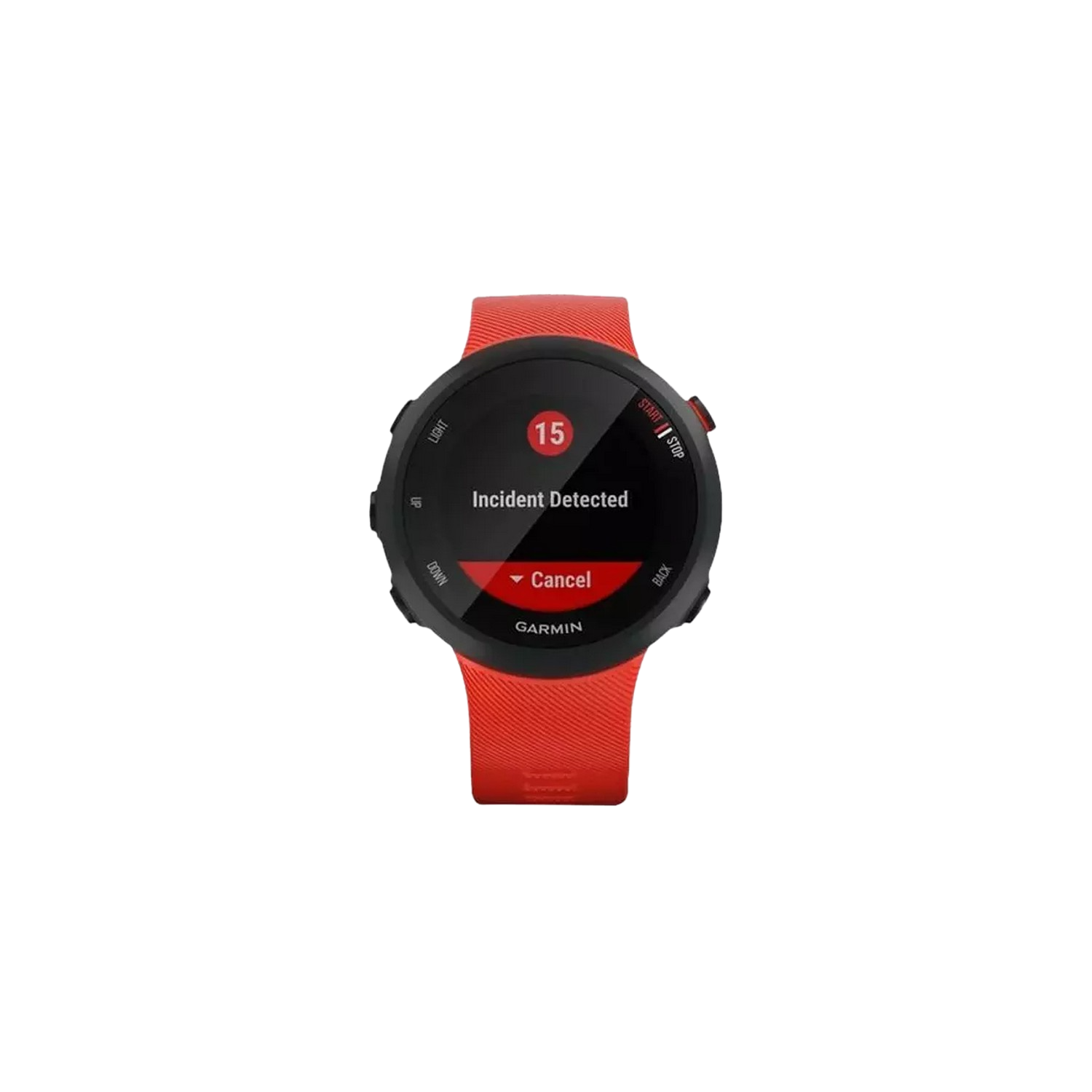 Reloj deportivo - Garmin Forerunner 45, Rojo, GPS, Connect IQ, Control de calorías, Talla L