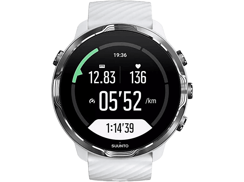 Reloj deportivo | Suunto 7, 48h, Más de 70 modos deporte, Mapas offline,  Sumergible, Google, White Burgundy