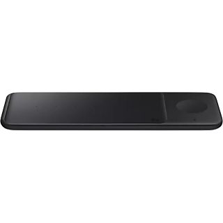 Cargador inalámbrico - Samsung Trio EP-P6300, Para dispositivos Qi, 3 en 1, 25W, Negro