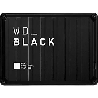 Disco duro externo 5 TB - WD_Black P10 Game Drive, Portátil, Compatible con PC y Consolas, HDD, USB 3.2, Negro