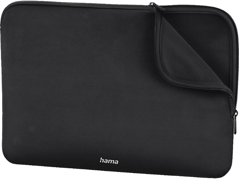 HAMA Neoprene 15.6 Zoll Notebooktasche Sleeve für Universal Neopren, Schwarz