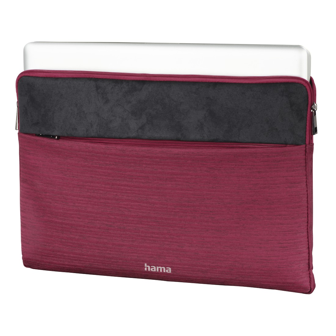 HAMA Notebooktasche Sleeve Universal (PU), Tayrona Polyester, für Polyurethan Zoll Rot 14.1