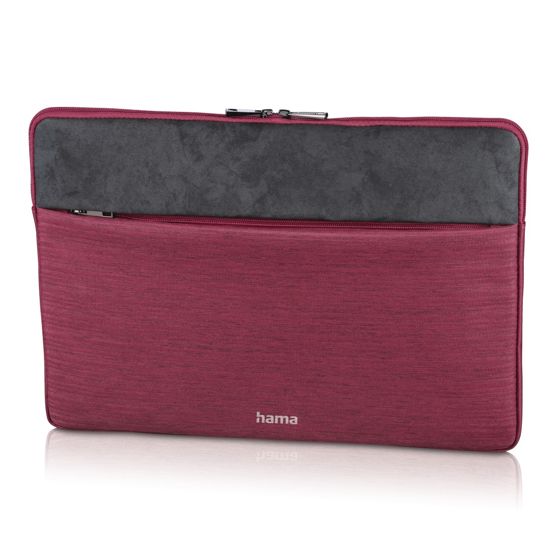 HAMA Tayrona 14.1 Zoll Notebooktasche Polyurethan Sleeve (PU), Rot Universal Polyester, für