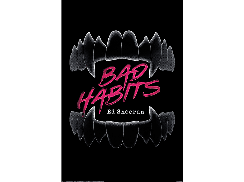 PYRAMID INTERNATIONAL Ed Sheeran Poster Bad Habits  Poster