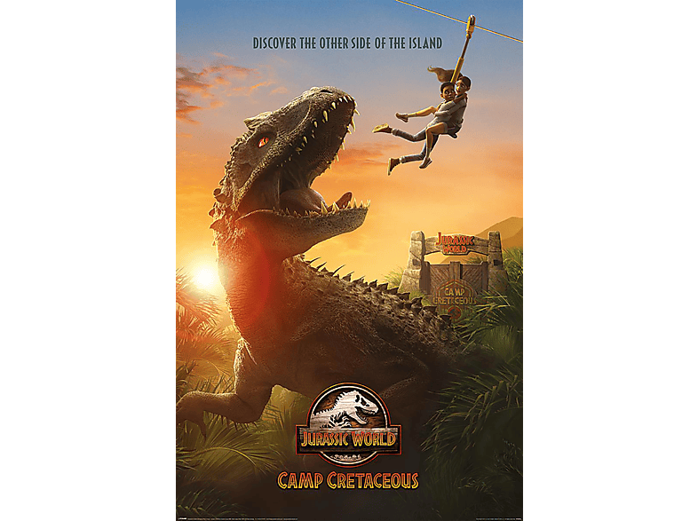 PYRAMID INTERNATIONAL Jurassic World Poster Teaser Neue Abenteuer Großformatige Poster