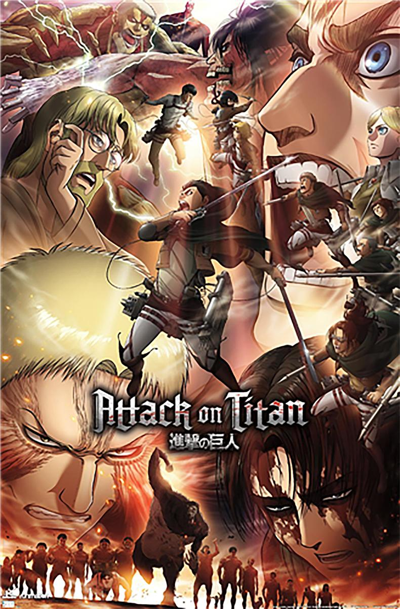 TRENDS INTERNATIONAL USA Poster Season Titan Poster Art Attack On Key 3