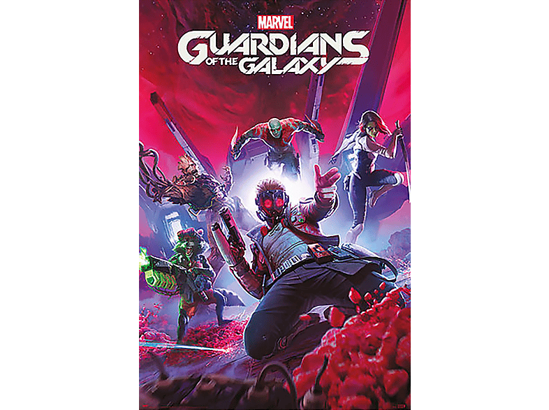 GRUPO ERIK EDITORES Guardians of the Galaxy Poster Videospiel Cover Poster
