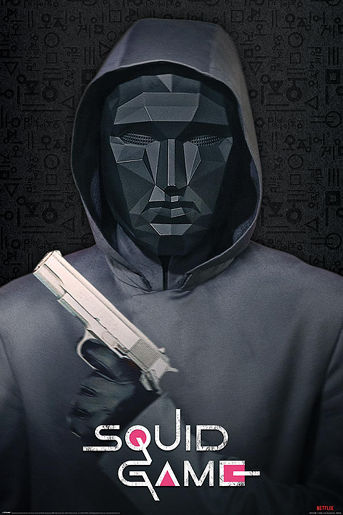 Game Großformatige Man INTERNATIONAL Poster Mask Poster Squid PYRAMID Netflix