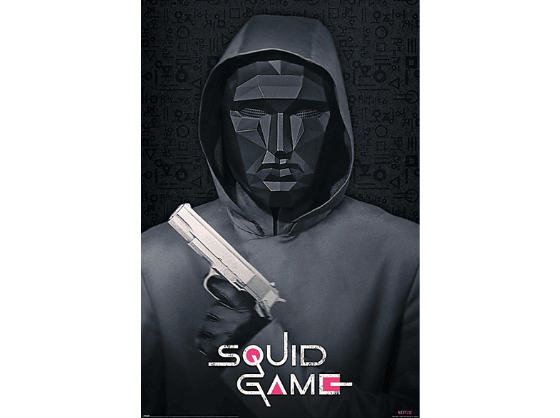 Poster Großformatige Game Squid Man Mask INTERNATIONAL Poster Netflix PYRAMID