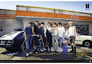 BTS Poster Gas Station 