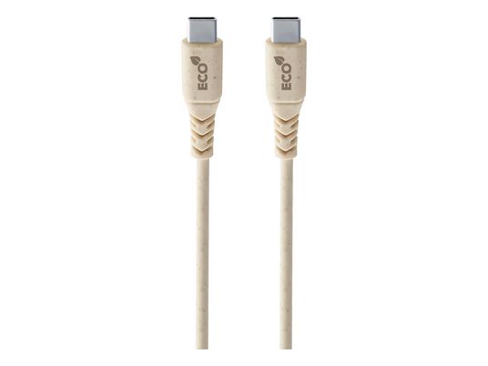 CELLULAR LINE Become Eco - Câble USB-C (Beige)