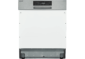 SHARP QW-NA24S42DI-DE Geschirrspüler (teilintegrierbar, 598 mm breit, 42 dB (A), D)