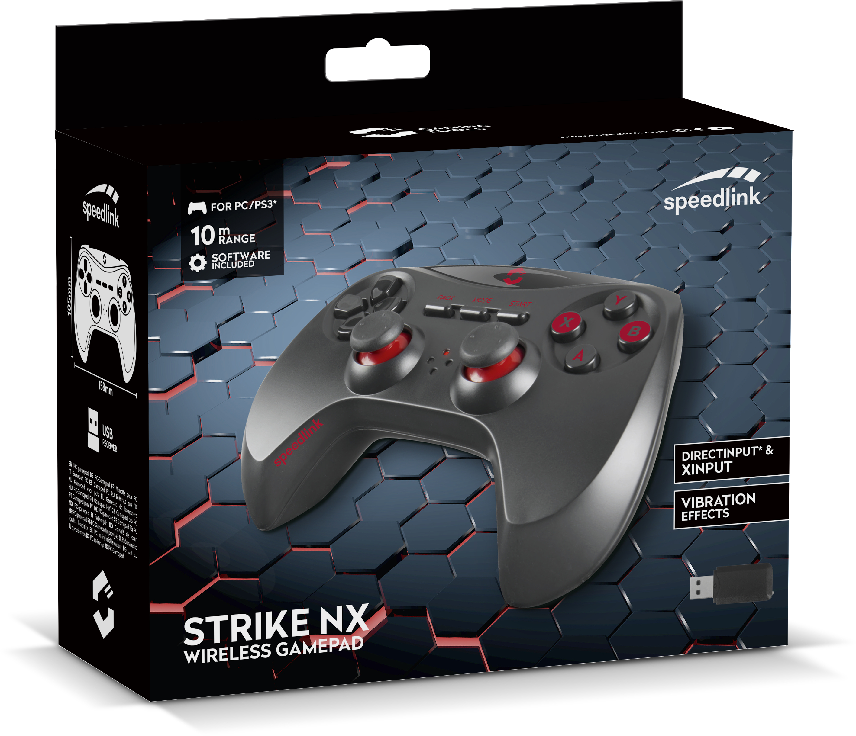SPEEDLINK STRIKE NX PC Wireless Controller Schwarz für PC