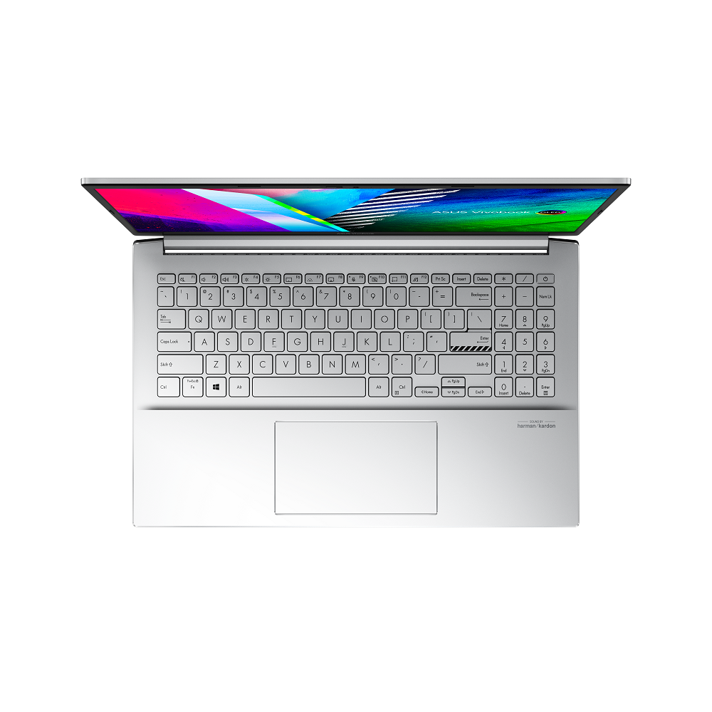 ASUS Notebook VivoBook Pro 15 OLED, R7-5800H, RTX3050, 8GB, 512GB SSD, 15.6 Zoll FHD, Win.11 Home, Silber Gaming Notebook, 15,6 Zoll, Full-HD, AMD Ryzen™ 7 5800H , 8 GB, 512 GB SSD, Windows 11 Home