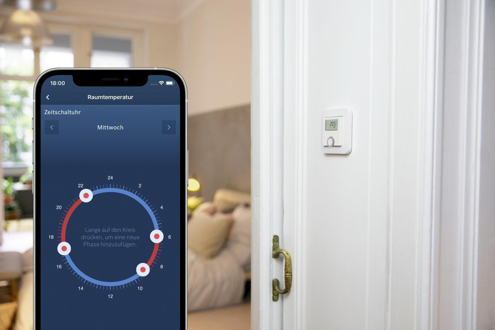 BOSCH Smart Home Raumthermostat, Weiß