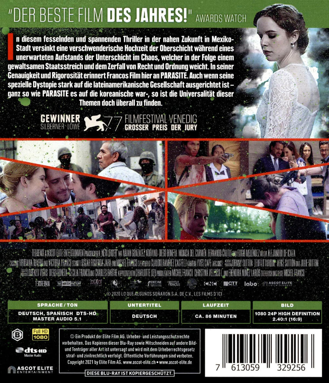Film-DVD-Cover mit Text und Bildern, mit Personen, Filmtitel und Text.