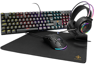 DELTACO GAMING Mekaniskt 4-i-1 RGB-gamingkit