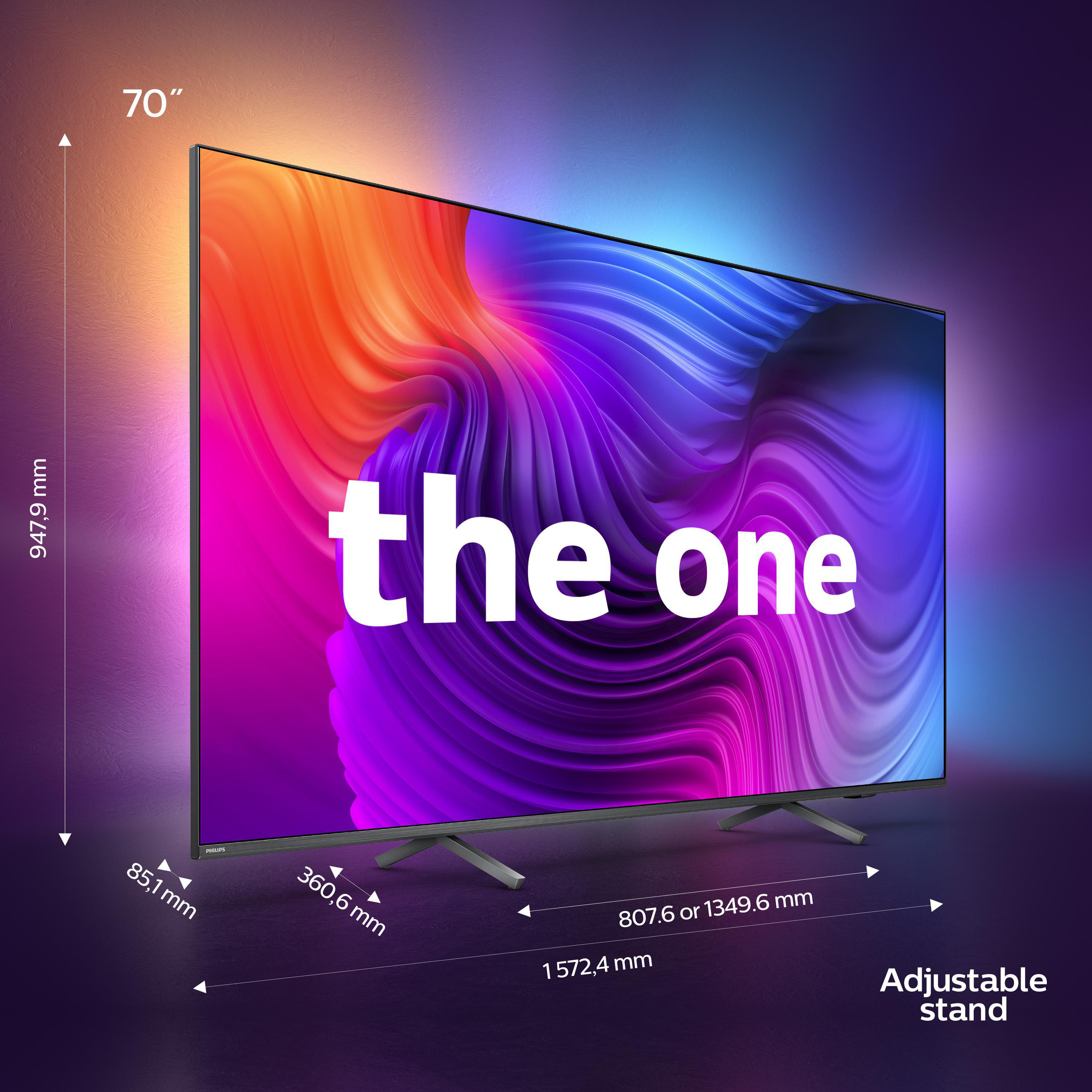 Télécommande TV Philips 70PUS8546/12 - Occasion, Fonctionnelle, Avec Marques D'usure