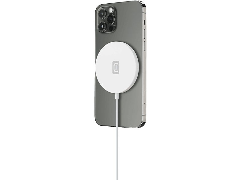 CELLULARLINE Mag Kabellose Ladestation Apple 18 W, Weiss