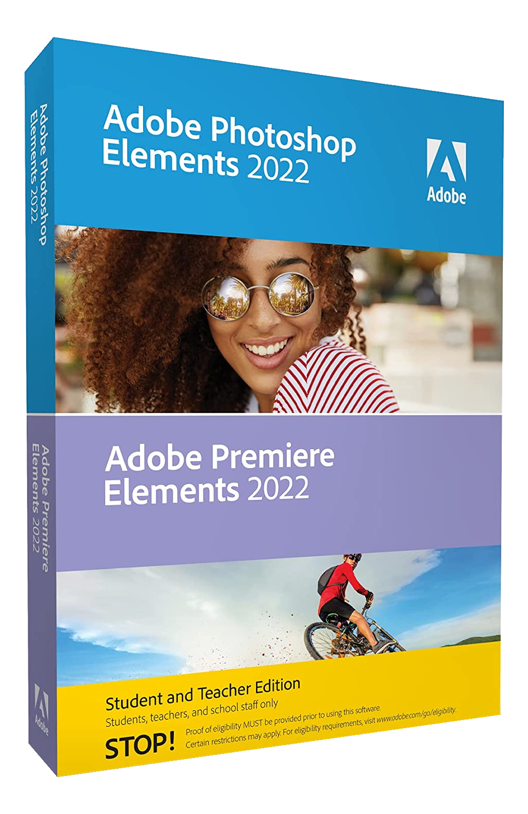 Adobe Photoshop Elements & Premiere Elements 2022 - Student and Teacher Edition - PC/MAC - English