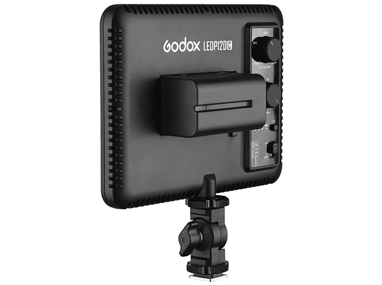 Godox LED-Panel LED-P120C mit Akku, 680Lux, 3300-5600K, 12W, Schwarz — Foto 4 von 4