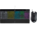CORSAIR K55 RGB Pro + Harpoon RGB Pro Set - Gaming Tastatur + Gaming Maus, Kabelgebunden, QWERTZ, Full size, Mechanisch, Schwarz