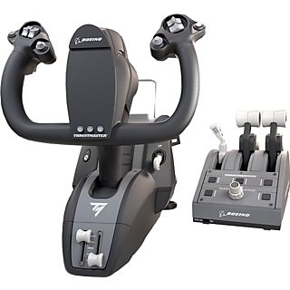 THRUSTMASTER TCA Yoke Pack Boeing Edition  - Steuerhorn und Schubhebel-Quadrant (Schwarz/Grau)