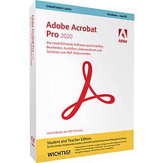 Adobe Acrobat Pro 2020 - Student and Teacher Edition - PC/MAC - Deutsch