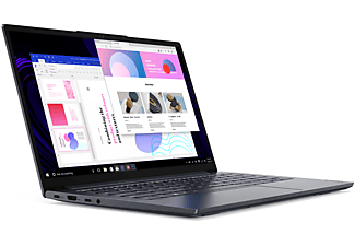 LENOVO Yoga Slim 7i, Notebook mit 14 Zoll Display, Intel® Core™ i7 Prozessor, 16 GB RAM, 1 TB SSD, Intel Iris Xe Grafik, Schiefergrau