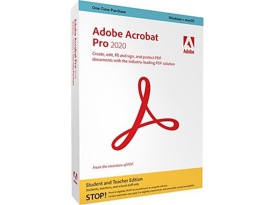 Adobe Acrobat Pro 2020 - Student and Teacher Edition - PC/MAC - English