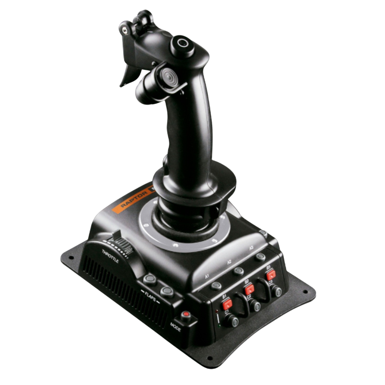 Joystick Frtec Raptor mach2 ft7007 para pc tecnología 2 modos funcionales negro flight stick mando multiplataforma ft7007frtec