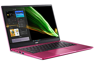 ACER Swift 3 (SF314-511-55Y1) mit Tastaturbeleuchtung, Notebook mit 14 Zoll Display, Intel® Core™ i5 Prozessor, EVO, 16 GB RAM, 512 GB SSD, Intel Iris Xe Grafik, Berry Red