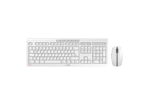 kaufen Set | Set, kabellos, SATURN Recharge, Weiß/Grau Stream Tastatur-Maus Desktop Tastatur-Maus CHERRY