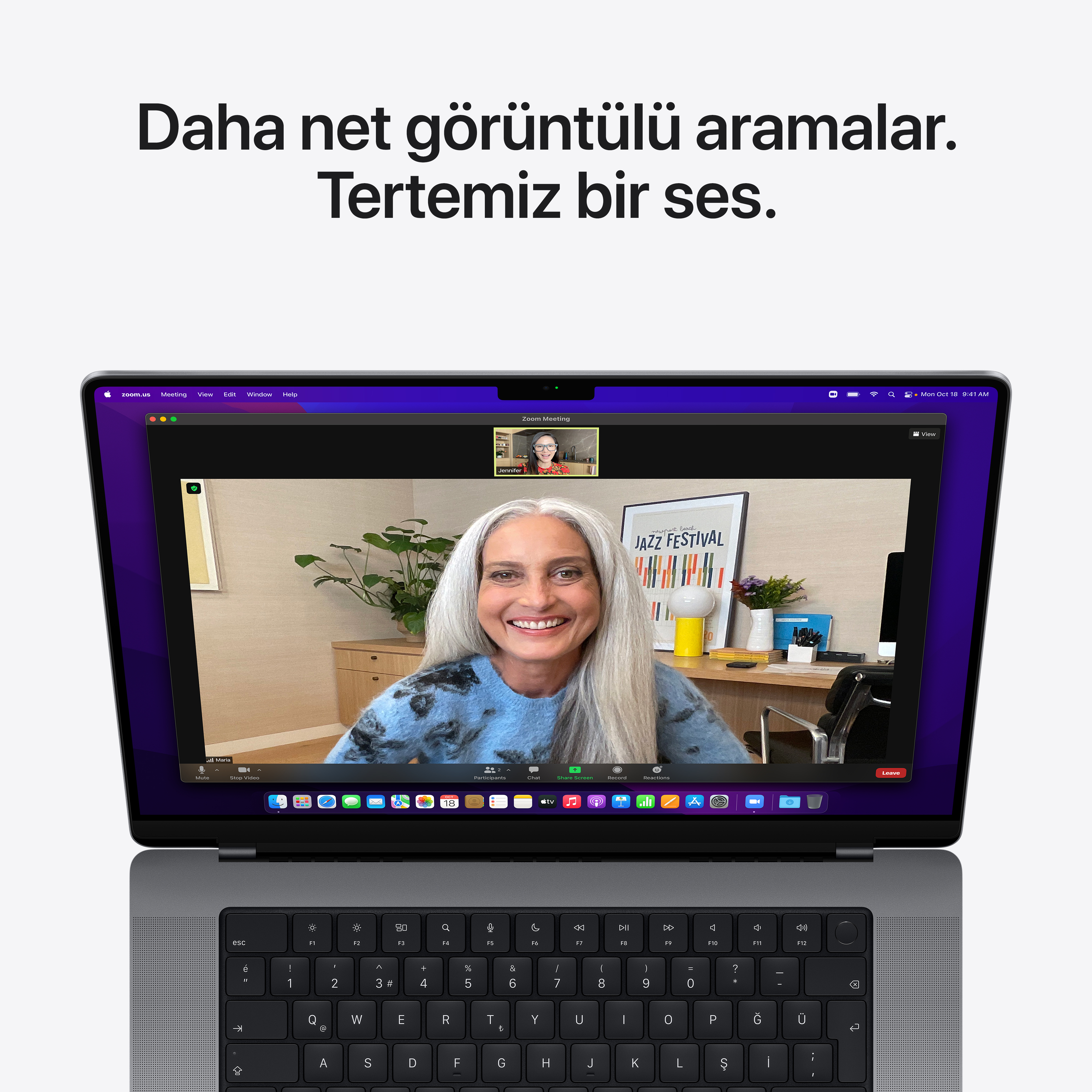 APPLE MacBook Pro M1 Max 32GB-1TB SSD 16.2inç Uzay Grisi MK1A3TU/A
