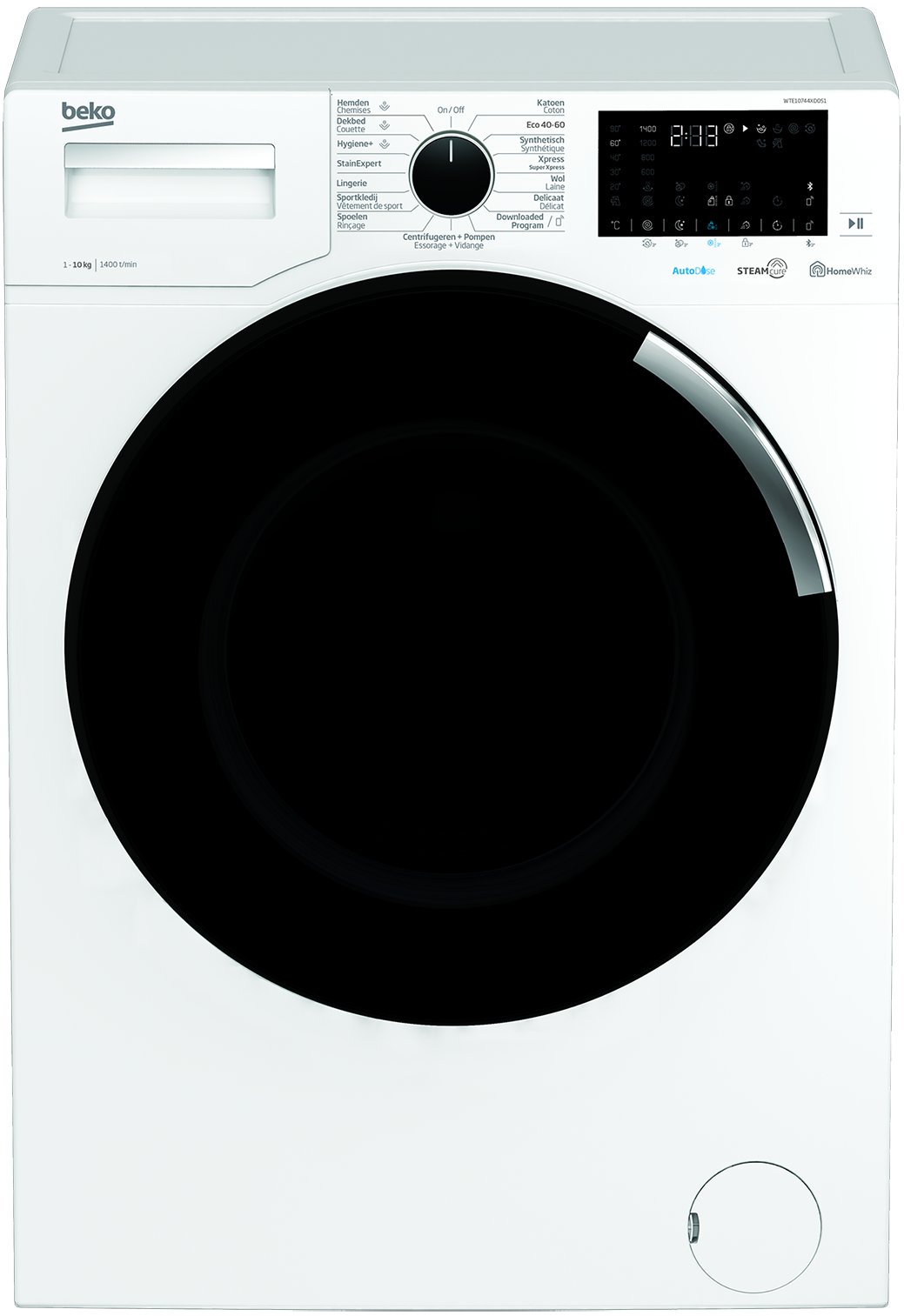 BEKO WTE10744XDOS1 Wasmachine