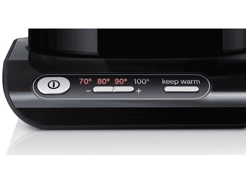 BOSCH TWK8613P Wasserkocher, Schwarz/Silber