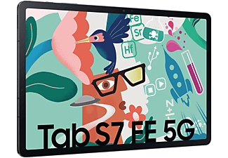 SAMSUNG TAB S7 FE 5G, Tablet, 64 GB, 12,4 Zoll, Mystic Black