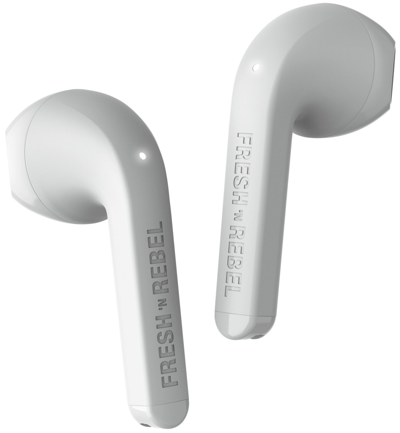 FRESH N REBEL True Wireless oortjes Twins 1 Ice Grey (3TW1000IG) In-ear Draadloze oortjes Grijs