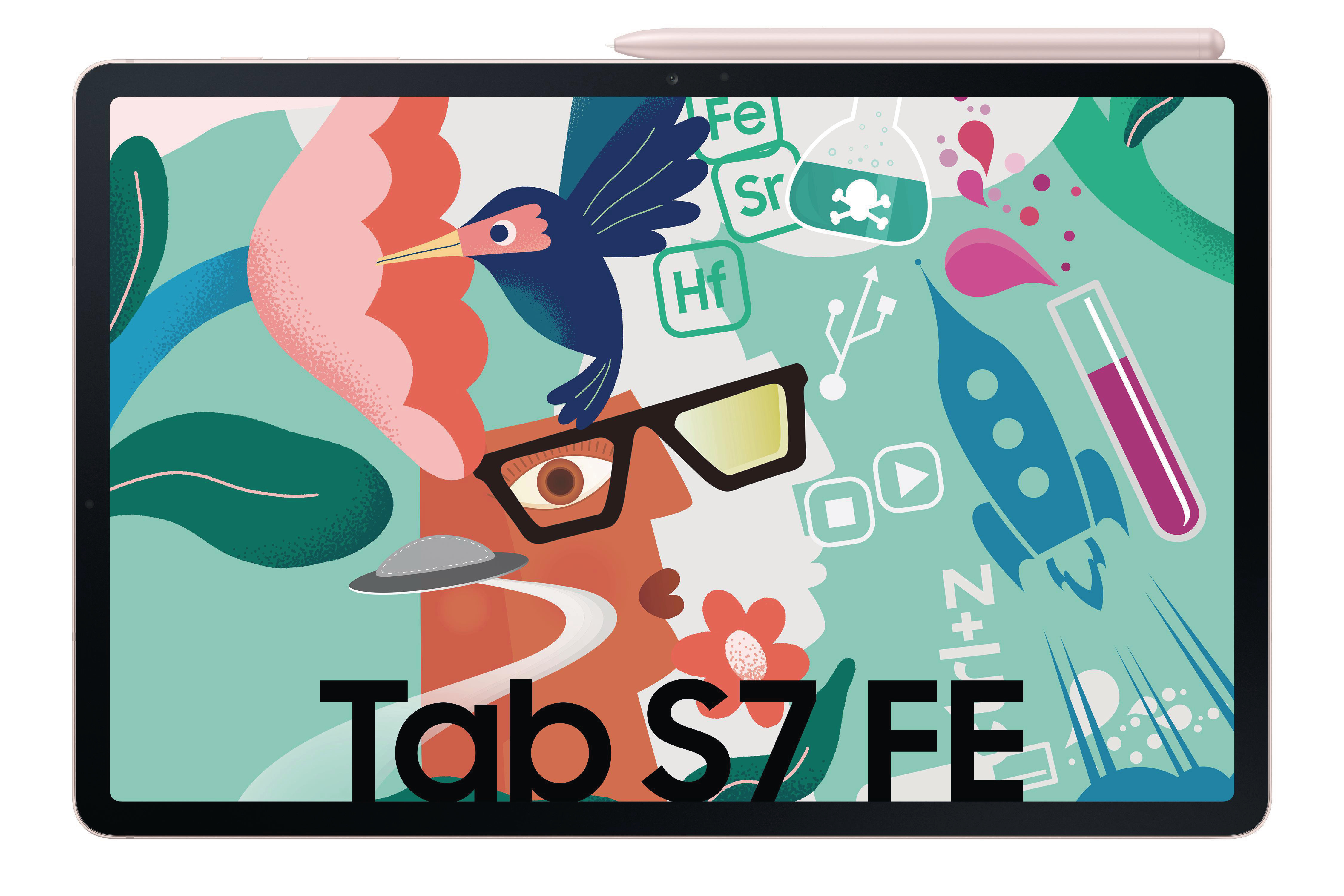 SAMSUNG GALAXY TAB S7 FE WIFI, Tablet, 64 GB, 12,4 Zoll, Mystic Pink