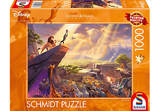 SCHMIDT Thomas Kinkade: Disney - König der Löwen (1000-teilig) - Puzzle (Mehrfarbig)