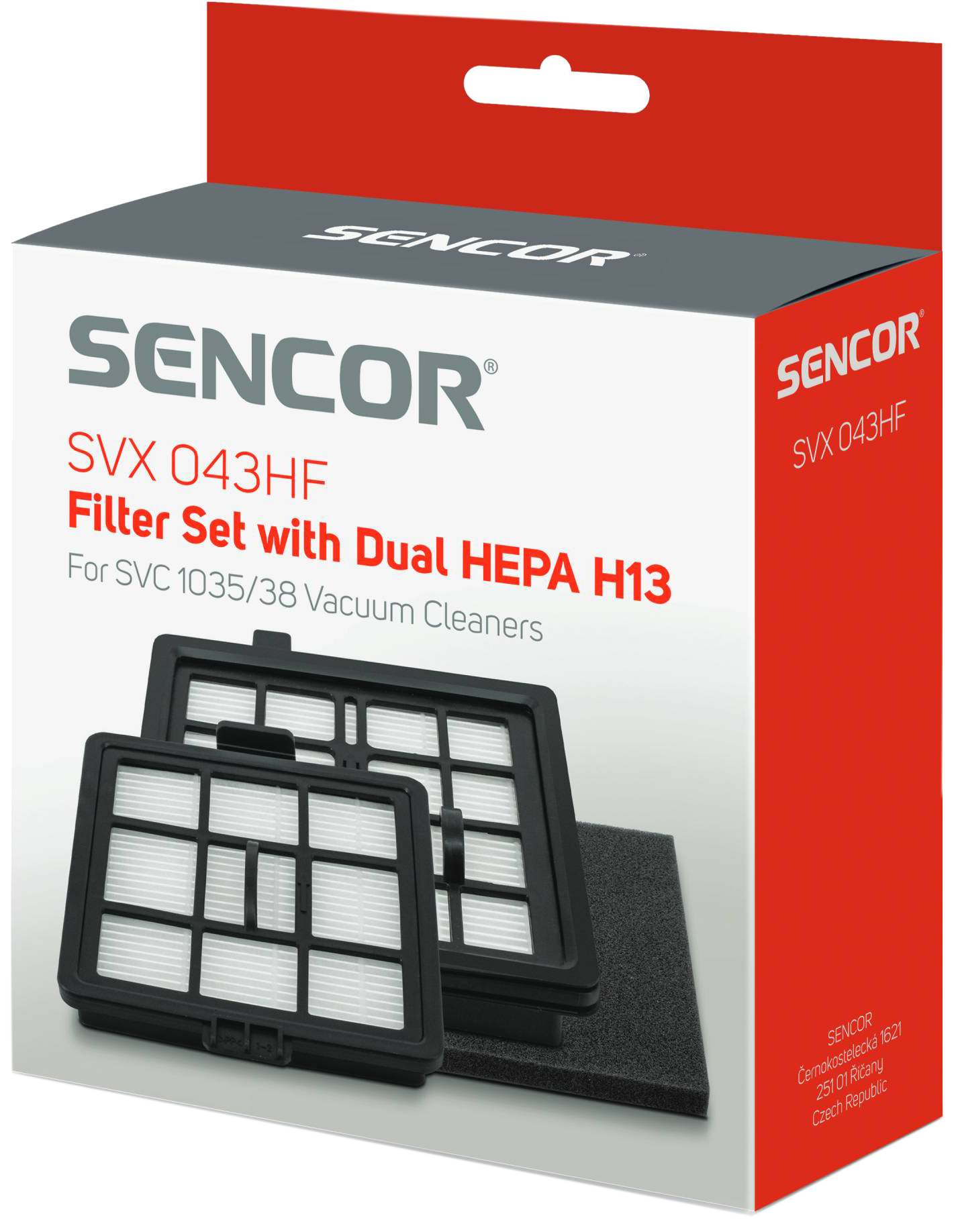 SENCOR SVX 043HF HEPA szűrő készlet SVC 1035/38 készülékhez
